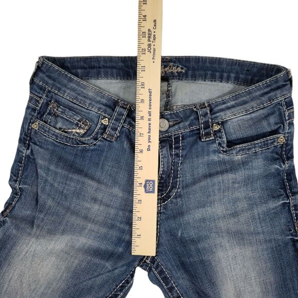 Kut from the Kloth 6 Ankle Womens Skinny Jean Mid Rise Thick Stitch 32x27.5 - Picture 9 of 10